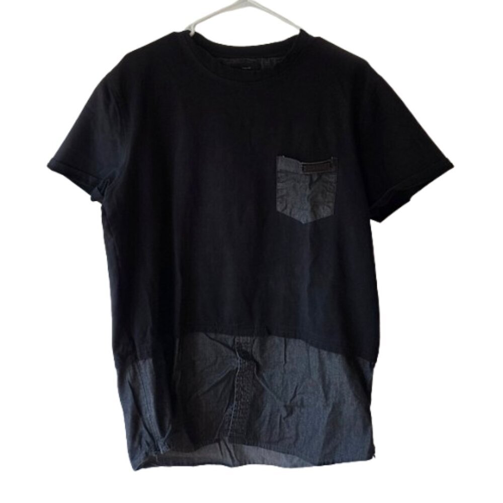 Forte Men's Black Tshirt XL Short Sleeves 100% Cotton